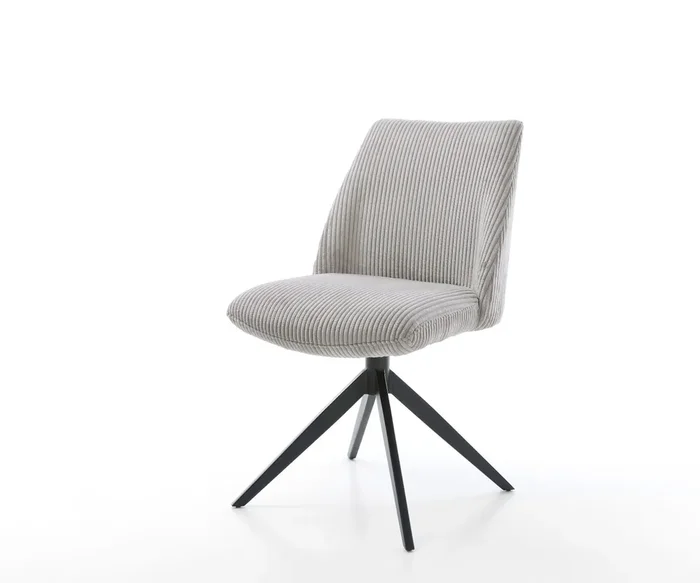 Drehstuhl Elso-Flex Cord Silbergrau Kreuzgestell breit Schwarz 360° drehbar Taschenfederkern