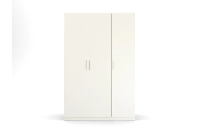 Drehtürenschrank alpinweiß