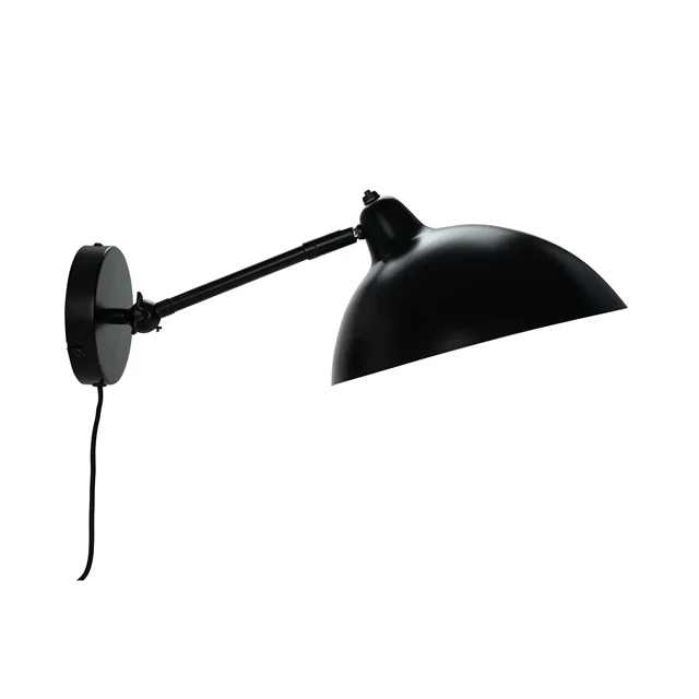 Dyberg Larsen Futura Wandlampe Matt Schwarz und Weiß