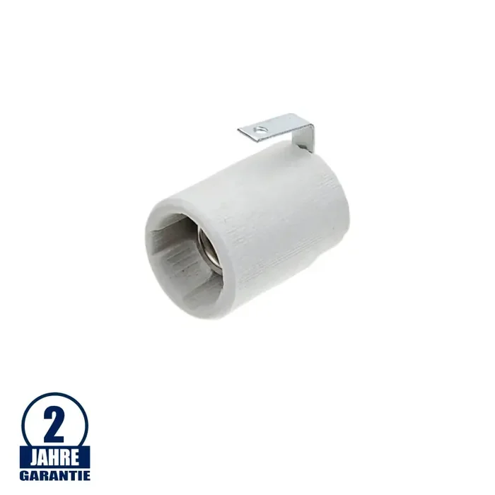 E14 Fassung Keramik mit Bügel