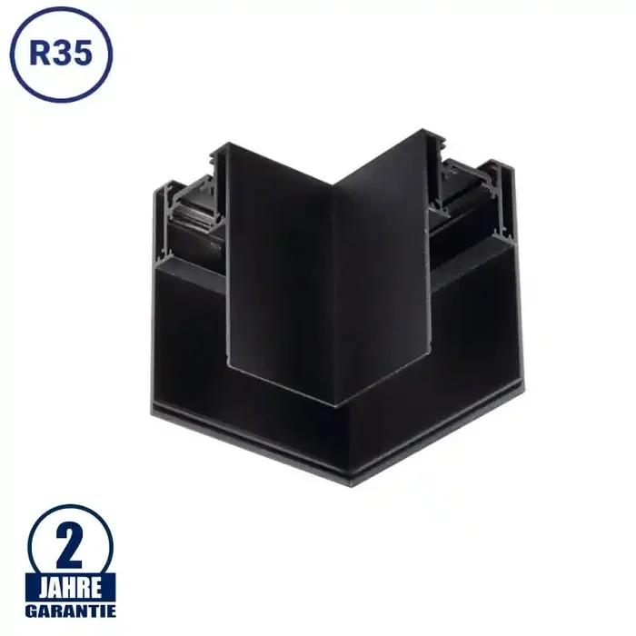 Eckstück R35 Aufputz für 48V Stromschiene Magnetic Line