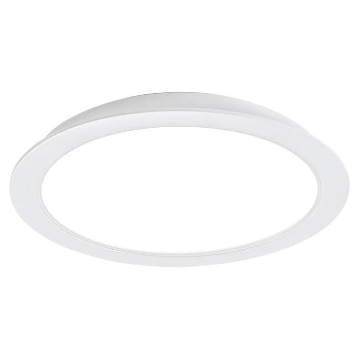 einbaudeckenleuchten kunststoff led eingebaut rund klasse f Rabalux Shaun 12W 1300lm 4000K D14,5xH2,6cm IP20 [Größe 15,5×15,5×4 cm]