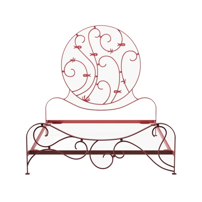 Eisenbett WAVE von Maria Christina Hamel für MikroDesign