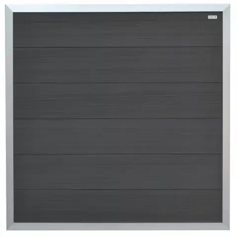 Elephant Forte anthrazit-alu WPC 180x180cm