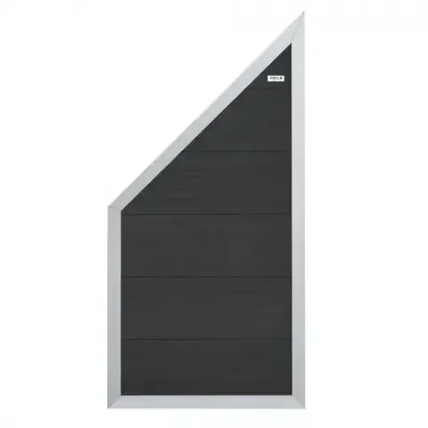 Elephant Forte anthrazit-alu WPC 90×180-93cm