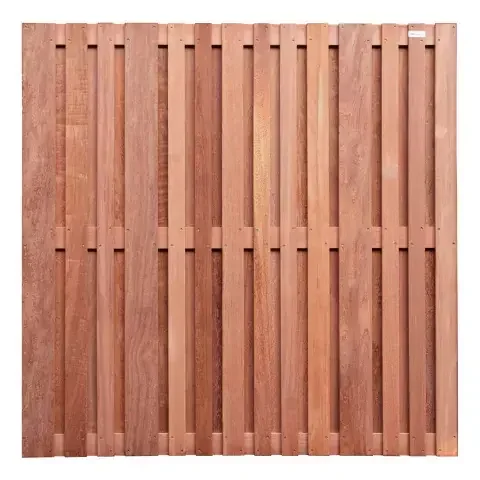 Elephant Hartholzzaun Stripes 180x180cm