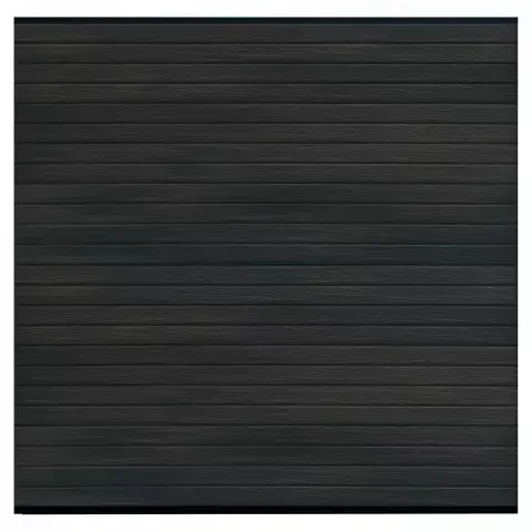 Elephant Steckzaun Set Rhombus WPC nero co-extrudiert