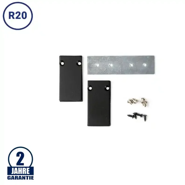 Endkappen für 48V Stromschiene R20 Magnetic Line Schwarz