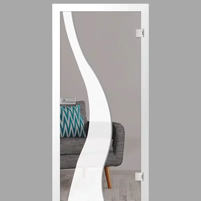 ER 59 Rillenschliff-Türen – Scheibe matt – Glastüren mit Zarge Komplettset