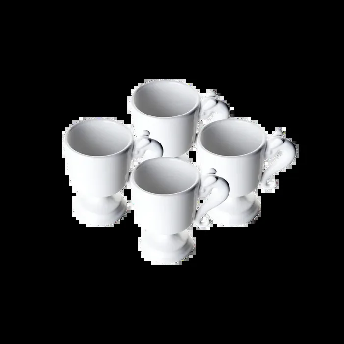 Espressotasse aus Keramik GRIFO Vierer-Set von MikroDesign