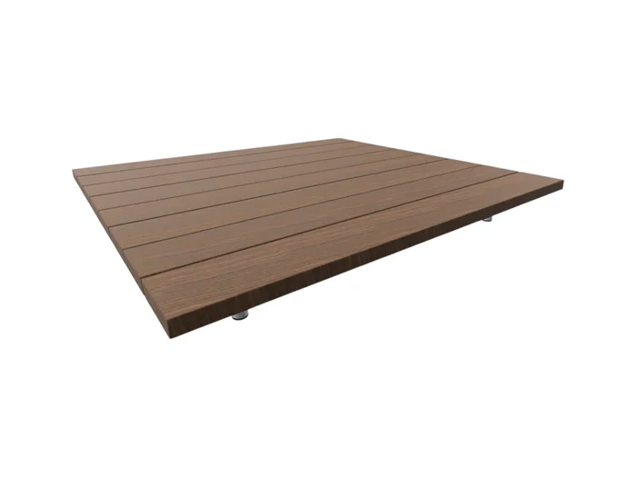 Extremis Walrus Ecke Eckige Tisch – Außenbereich Entworfen von Dirk Wynants