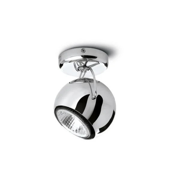 Fabbian Beluga Wand- & Deckenleuchte Polierter Stahl