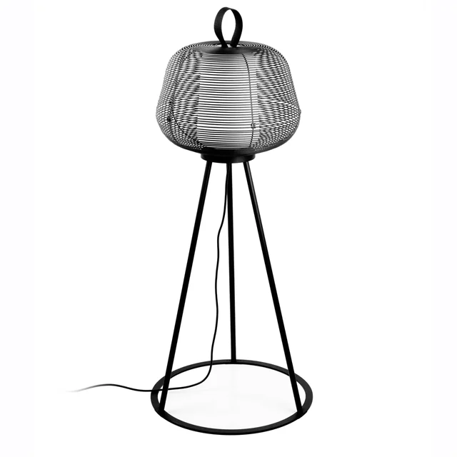 Faro NARA Opalweiß Stehlampe Matt/Schwarz