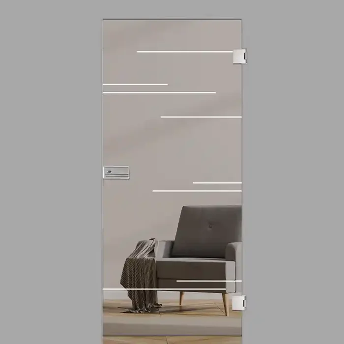 fasi Motiv matt – Ganzglastür / Glastür – Erkelenz