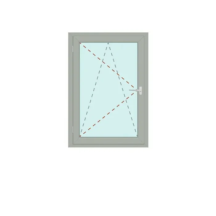 Fenster einflügelig Dreh/Kipp links – IDEAL 4000