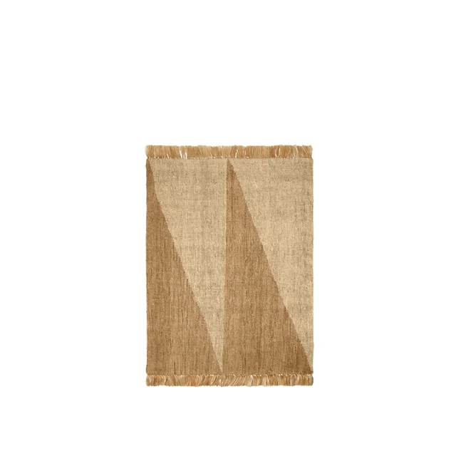 Ferm Living Studio Teppich 140×200 Natur/ Gebrochenes Weiß