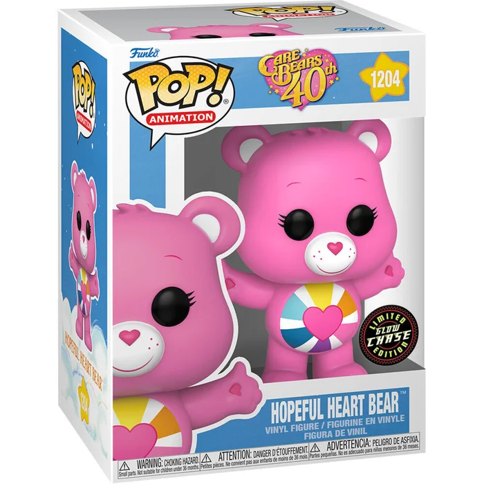Figurine Funko Pop Care Bears 40th Anniversary Hopeful Heart Bear [Größe 9 cm]