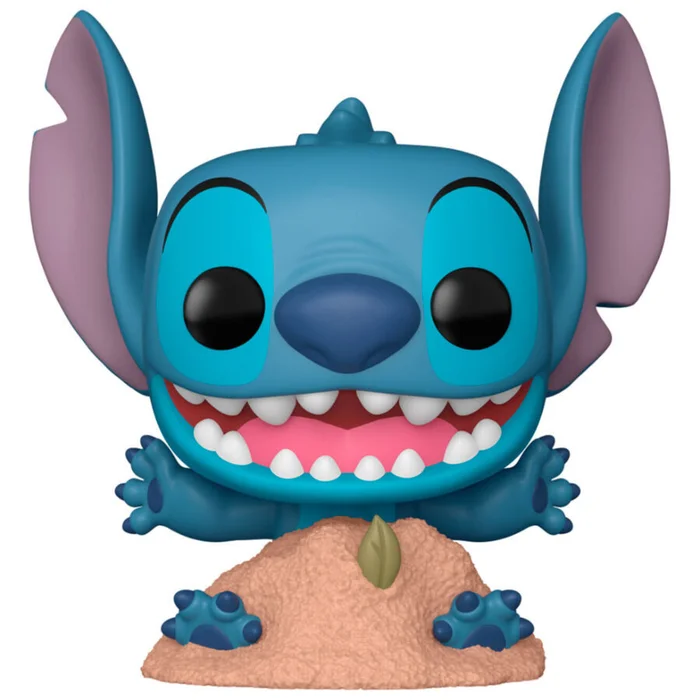 Figurine Funko POP Disney Lilo & Stitch – Stitch in Sand [Größe 9 cm]