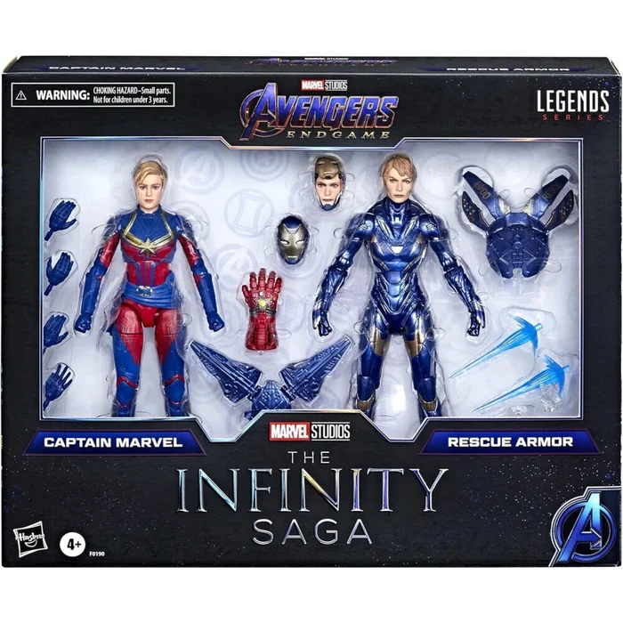 Figurine Hasbro Marvel Avengers Endgame The Infinity Saga Captain Marvel & Rescue Armor