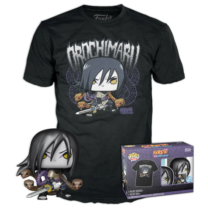Figurine und T-Shirt Funko Pop Naruto Shippuden Orochimaru