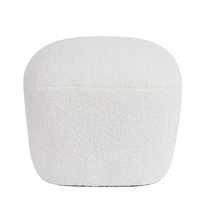 Flauschiger Pouf Zago [Größe 48x48x43 cm]