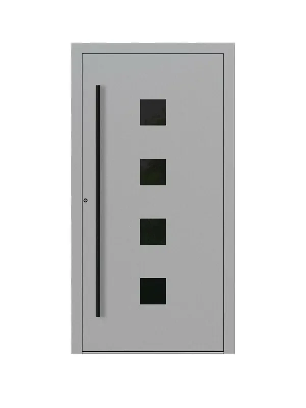 FM Aluminium-Haustür SL75 Modell M23 Blackline