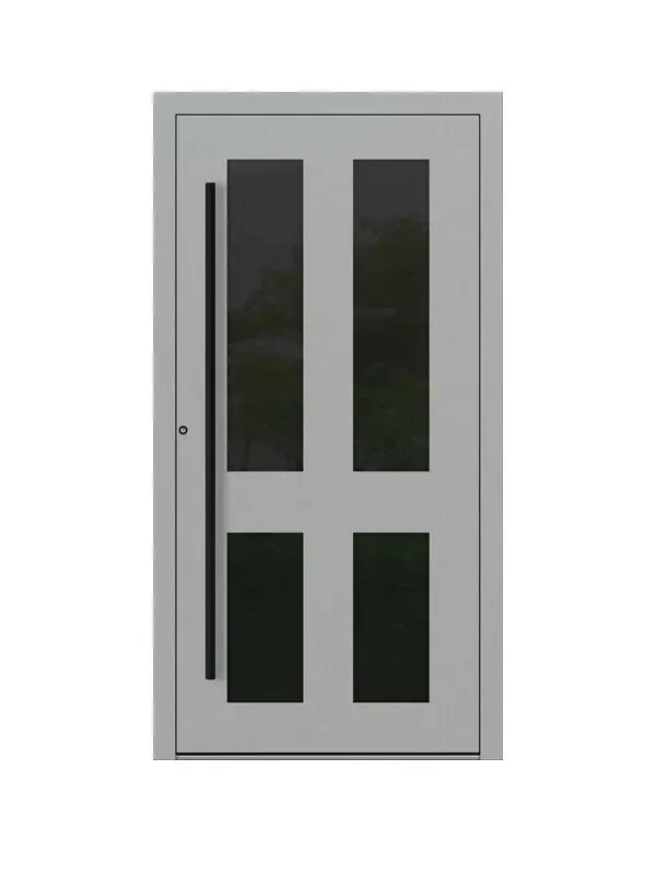 FM Aluminium-Haustür SL75 Modell M29 Blackline