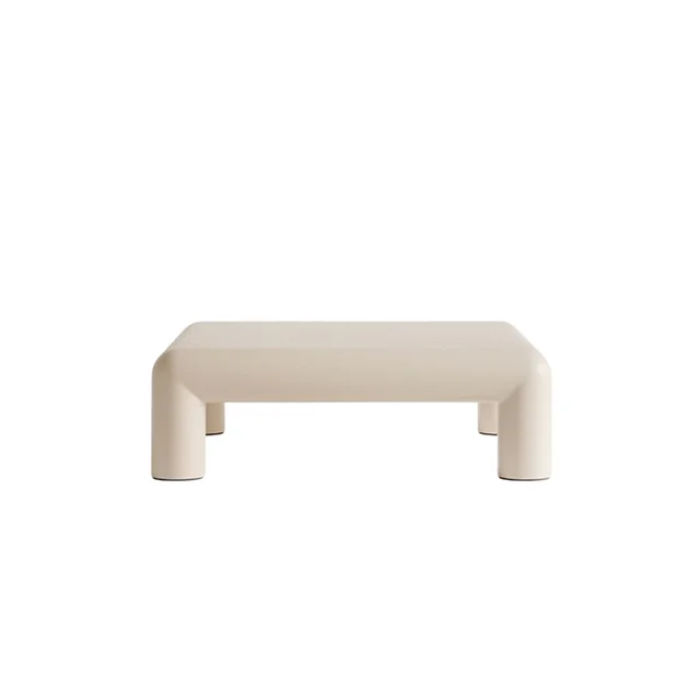 FORMARKIVET Couchtisch Cubio 110×110 Seidenmatt Beige