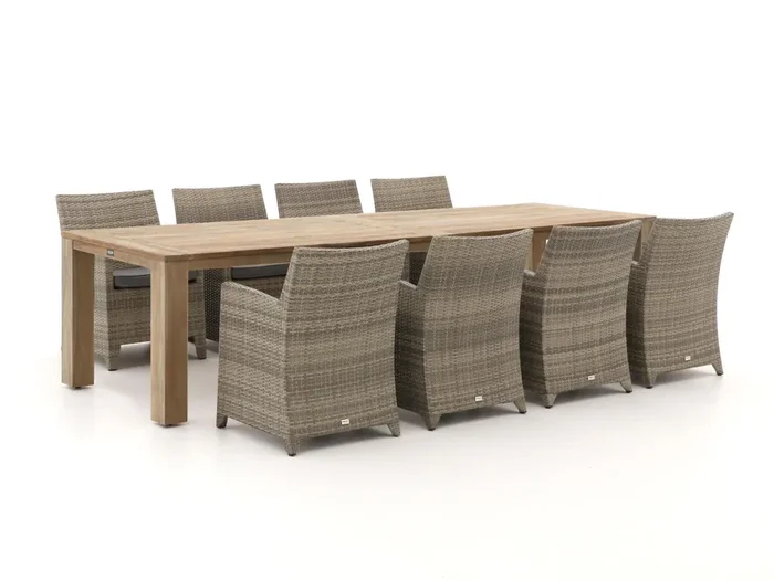 Forza Barolo/ROUGH-X 320 cm Gartenmöbel-Set 9-teilig