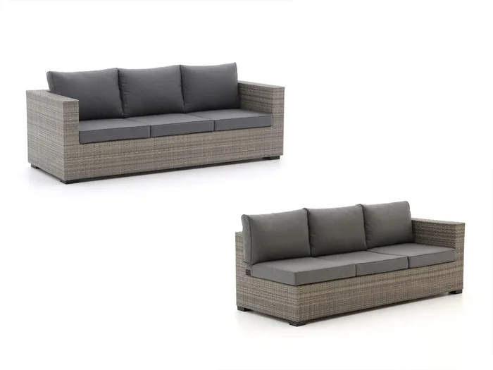 Forza Giotto Gartensofa 230 cm + linker Arm 216 cm