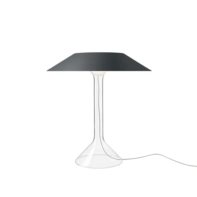 Foscarini Chapeaux M Tischlampe Grau