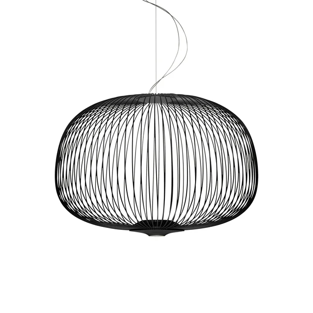 Foscarini Spokes 3 Pendelleuchte mit LED Schwarz