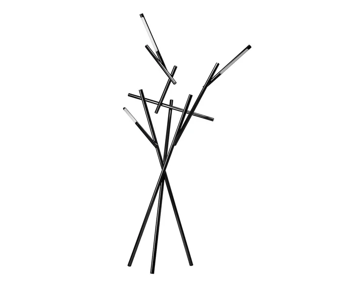 Foscarini Tuareg Stehlampe – Schwarz Entworfen von Ferruccio Laviani