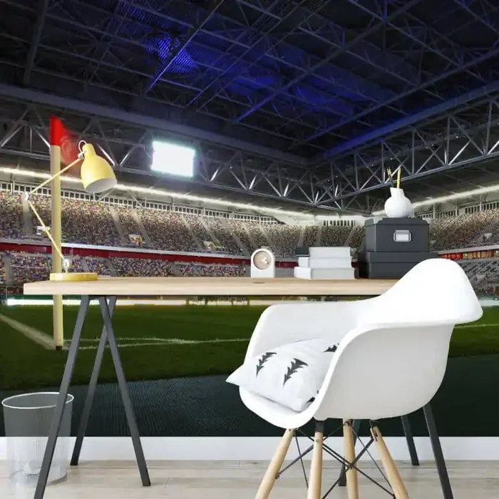 Fototapete – Fortuna Düsseldorf Stadion Eckfahne – 384×260 cm