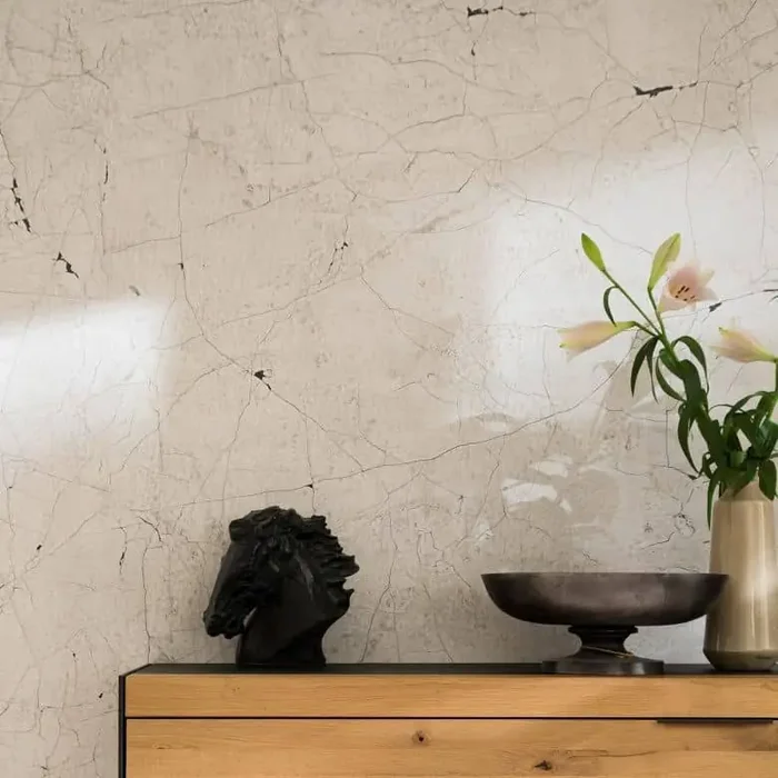 Fototapete Beige Steinoptik für Wohnzimmer Schlafzimmer 2.70 x 2.12 cm