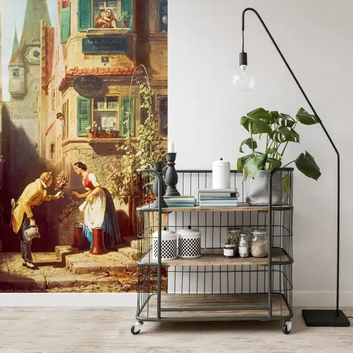 Fototapete Spitzweg – Der ewige Hochzeiter – 144×260 cm