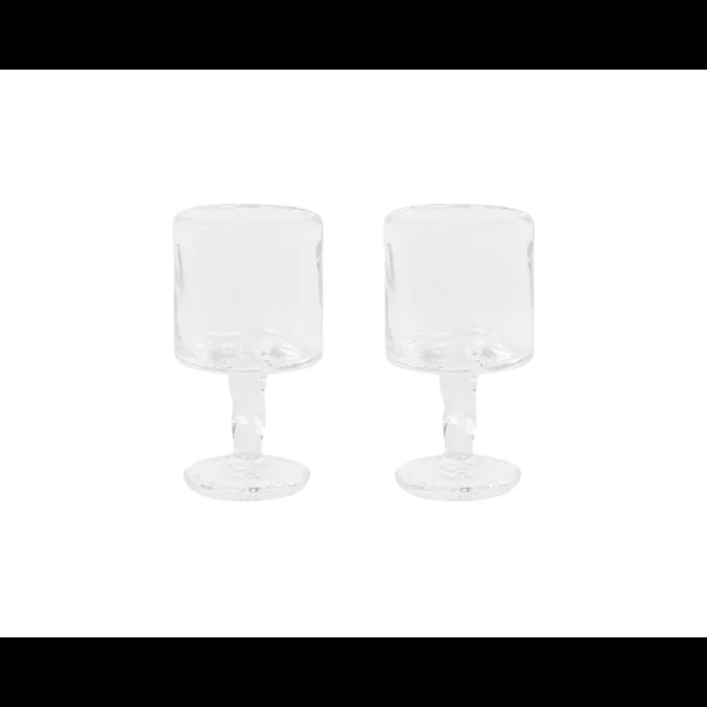 Frama 0405 Stielglas, 2er-Set, Mittelgroß, 65 Ml, Klar