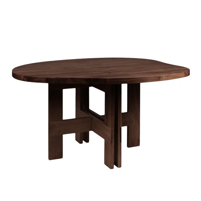 Frama Farmhouse Trestles Esstisch, Dunkle Eiche