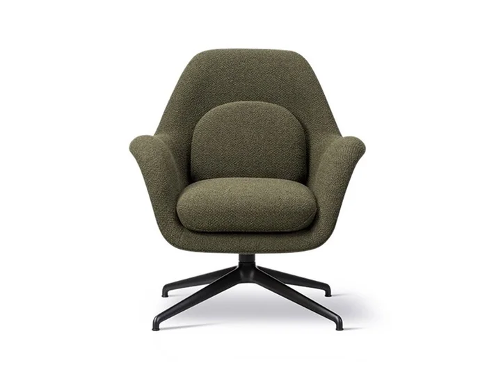 Fredericia Swoon Lounge Petit Drehfuß Entworfen von Space Copenhagen