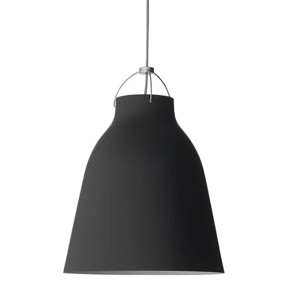 Fritz Hansen Caravaggio Pendelleuchte P3 Matt Schwarz