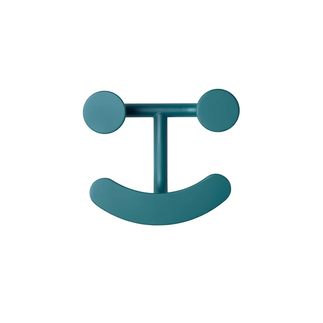 Fritz Hansen Happy Hook Haken Türkis