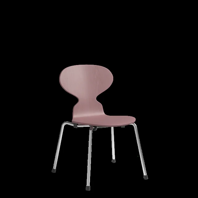 Fritz Hansen Myren Kinderstuhl Chrom/Wild Rose 630