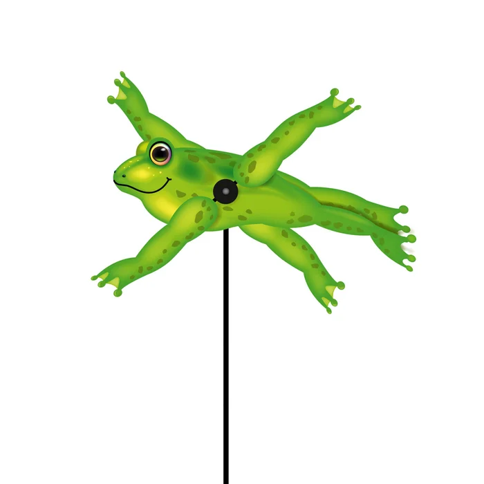 Frosch Paddel-Wetterfahne HQ Kites [Größe 110×53 cm]