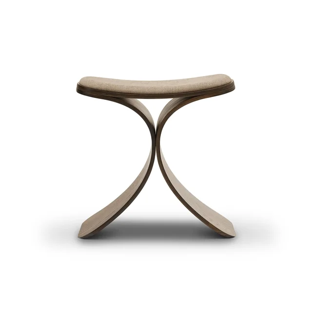 Gejst Luno Hocker Dunkle Eiche/ Beige