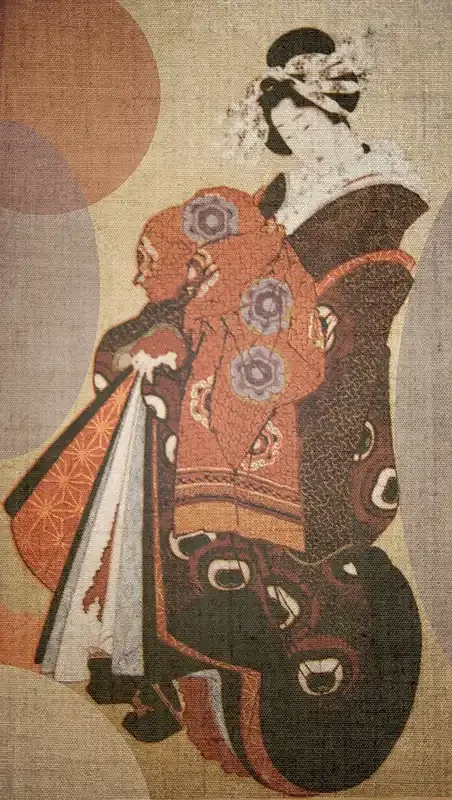 Gemälde auf Leinwand GEISHA 1