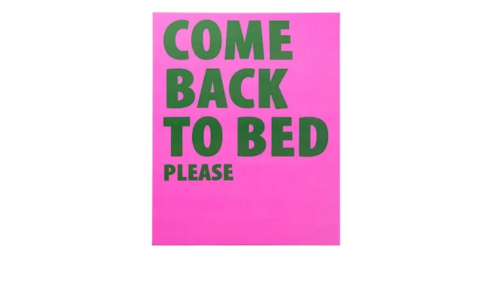 Gerahmtes Bild Come Back To Bed 40 x 50 cm