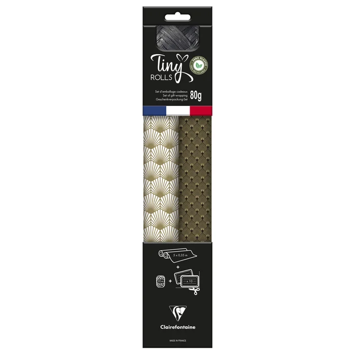 Geschenkpapier aus Papier Clairefontaine (x2) [Größe 500×35 cm]