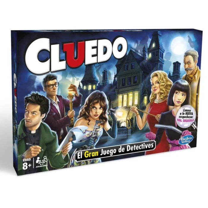 Gesellschaftsspiele 4 in 1 Cluedo Hasbro [Größe 40×26,70×5 cm]