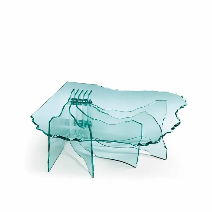 Glas-Couchtisch SHELL von Danny Lane für FIAM