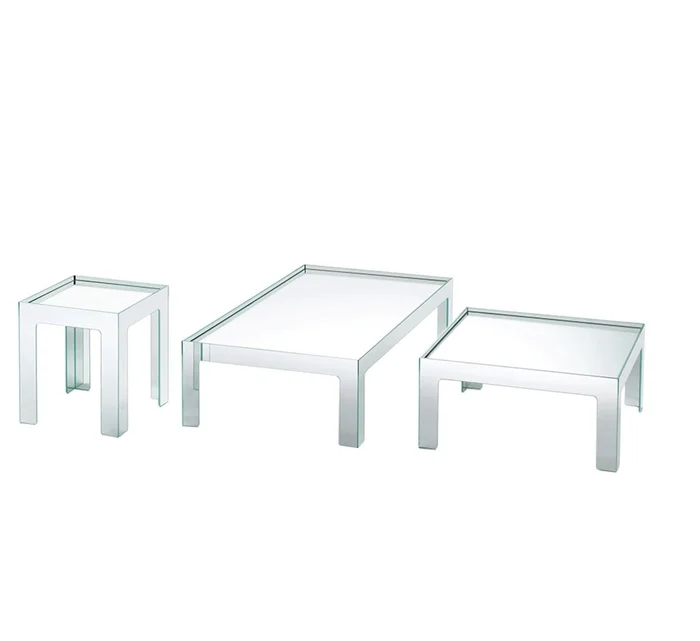 Glas Italia Mirror Mirror Couchtisch Entworfen von Jasper Morrison
